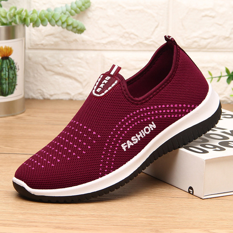 老人布鞋女秋老北京舒适中年平底一脚蹬宽头软底牛筋底妈妈干活鞋,女鞋,浅口单鞋,淘宝优惠券,粉丝福利购,淘宝优惠卷