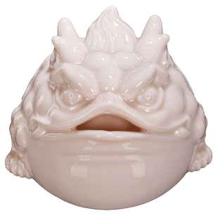 古垚/庄晓阳手工德化白瓷茶杯孩儿红品茗杯陶瓷主人杯金蟾品茗杯