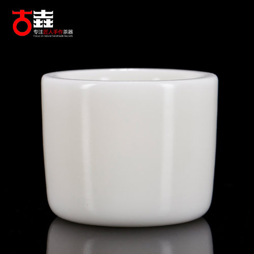 古垚陈清宜手工德化暖玉功夫白瓷