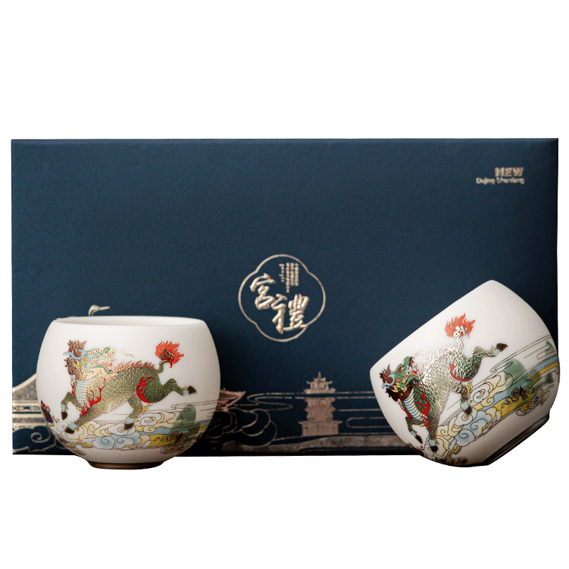 高温烧制,温润如玉,精工贴花