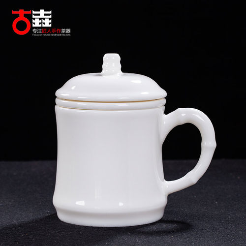 古垚手工白瓷省级陶瓷大师作品