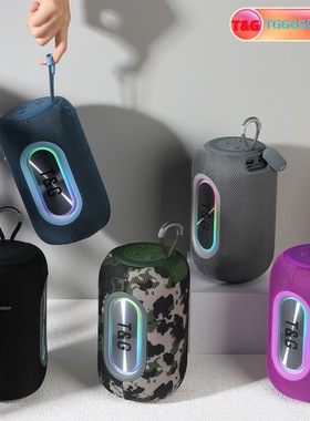 新款TG-665蓝牙音箱无线户外低音炮音响布艺插卡便携式大音量音箱