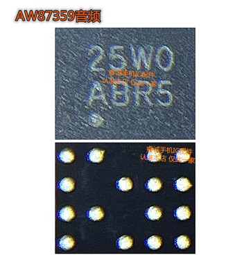 note9AW87359音频ic丝印
