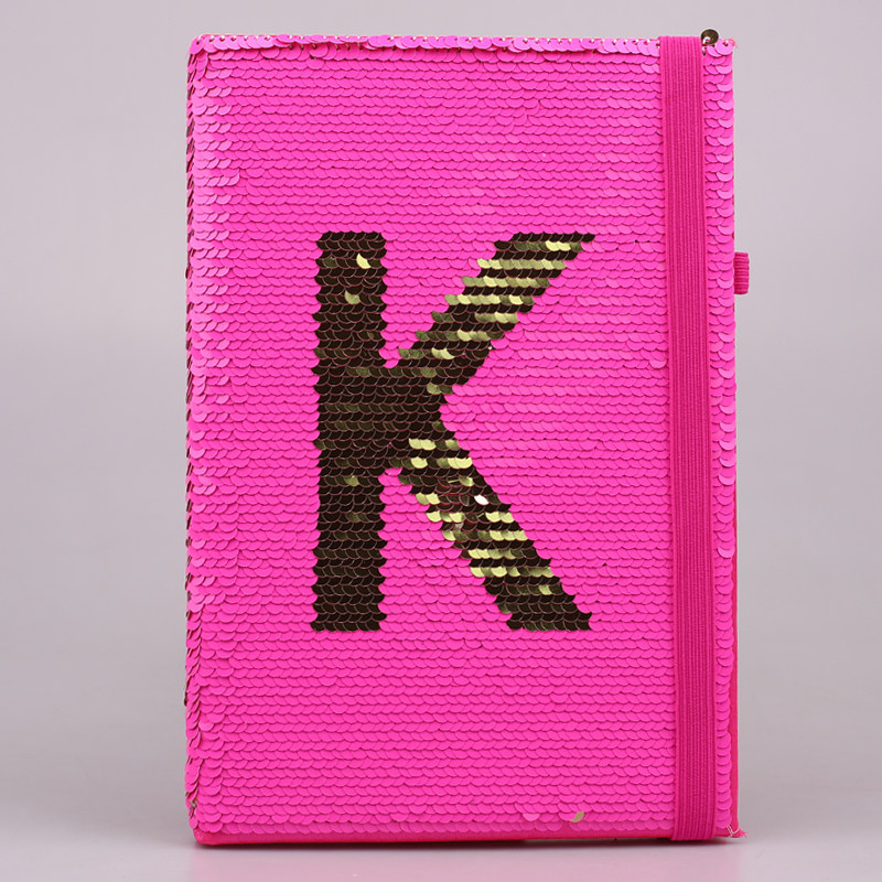 AUSTRALIAN SMIGGLE 빨간색 스팽글 편지 스타일 노트 쓰기 패드 및 소년 소녀용 일기