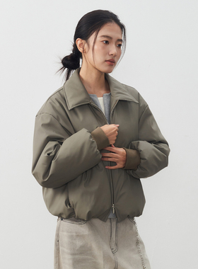 11st crops*protein down 蛋白皮细腻软糯pu皮90白鸭绒羽绒服外套