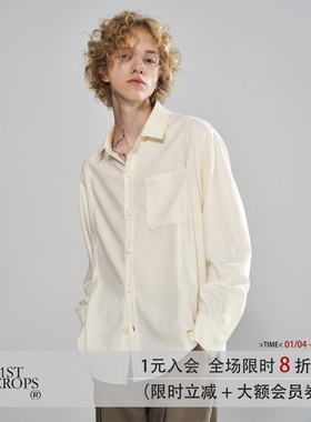 11St Crops 小香风肌理编织面料原创独立设计宽松廓形长袖衬衫