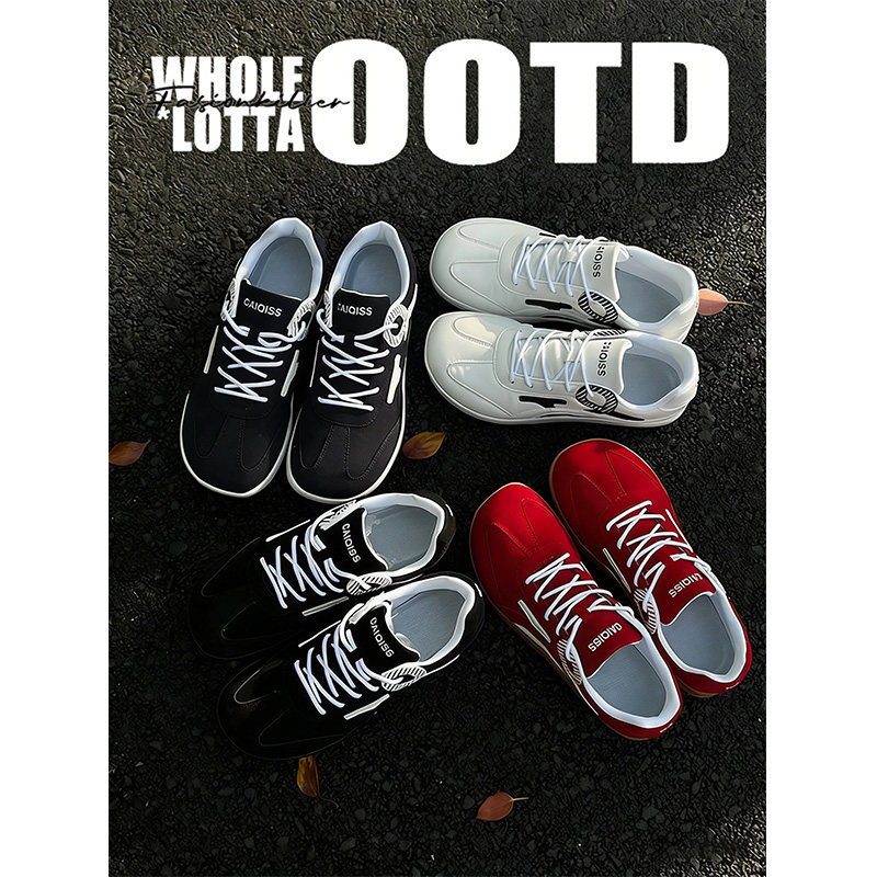 NewRockStarChoppa 秋冬潮流复古德训鞋男百搭休闲运动赛车鞋板鞋,流行男鞋,德训鞋,淘宝优惠券,粉丝福利购,淘宝优惠卷