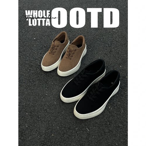 NewRockstarChoppa 极简风小众厚底板鞋男款秋季百搭学生休闲潮鞋