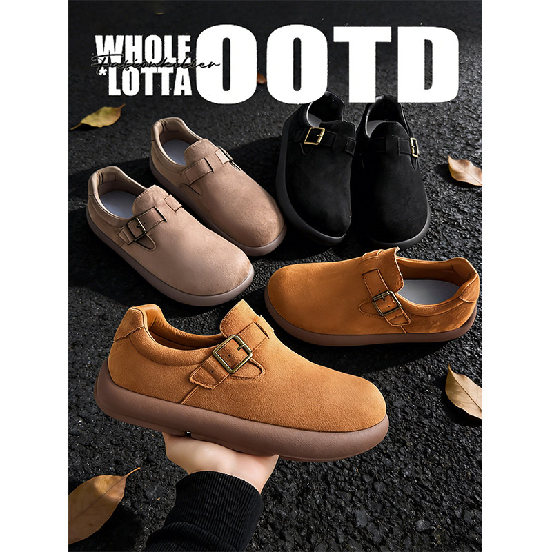 NewRockStarChoppa 一脚蹬懒人勃肯鞋男复古百搭大码小土豆休闲鞋,流行男鞋,单鞋,淘宝优惠券,粉丝福利购,淘宝优惠卷