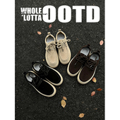 NewRockStarChoppa 潮 厚底百搭秋冬休闲勃肯乐福鞋 复古袋鼠鞋 男士