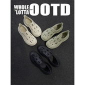 溯溪洞洞鞋 男款 夏季 NewRockstarchoppa 外穿厚底防滑沙滩包头拖鞋