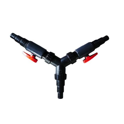 森森潜水泵分流阀水管三通水管分流器水管转换接头鱼池过滤泵分流