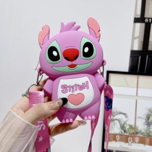 新款跨境可爱小仔仔儿童包包卡通硅胶包男孩斜挎零钱包百搭防水包