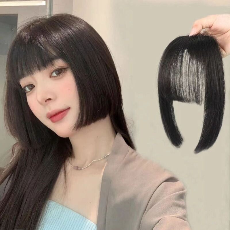 古风公主切刘海假发女自然前额漫画齐刘海二次元假刘海假发片轻薄
