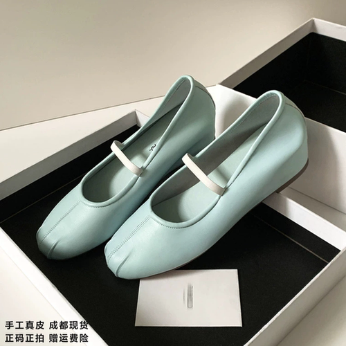 L'avance羊皮纯皮芭蕾鞋2026新高品质女鞋巨舒适通勤单鞋玛丽珍鞋