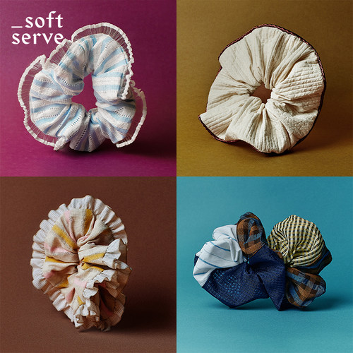 SoftServe高级感大肠发圈头饰