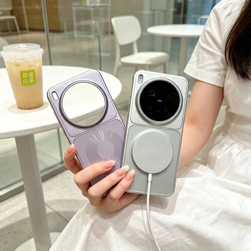 新款秒变磁吸适用VIVO X300ultra手机壳电镀磨砂肤感拼接VIVO X200spro全包超薄X300S防摔男女保护套
