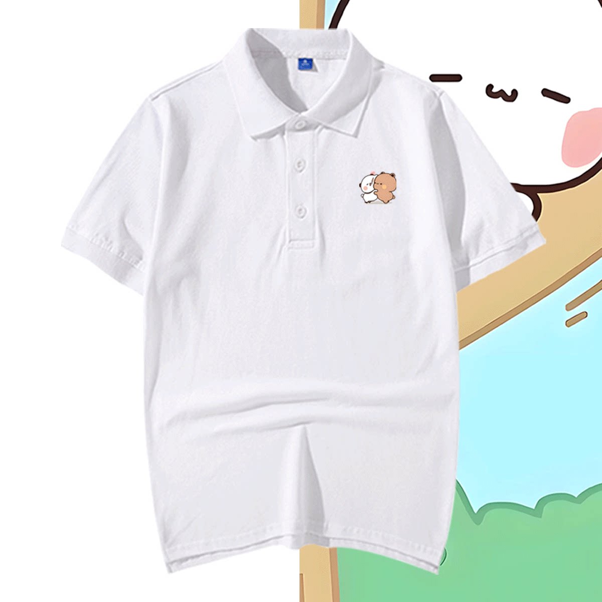 布布一二卡通可爱图案衣服POLO衫