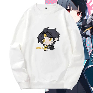 绝区零游戏周边星见雅浅羽悠真Q版二次元休闲男女可定制圆领卫衣