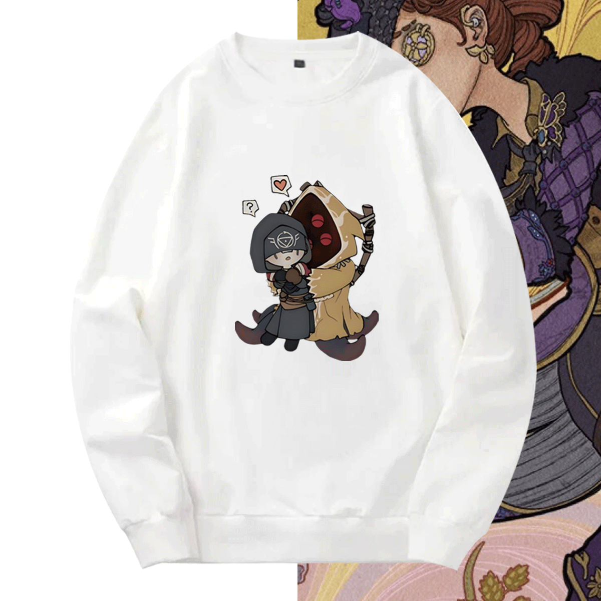 第五人格先知游戏周边圆领卫衣