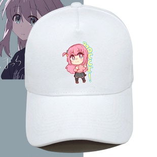 孤独摇滚漫画周边山田凉虹夏后藤一里cos男情侣定制鸭舌子棒球帽