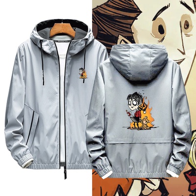 情侣一件起定制带帽夹克外套