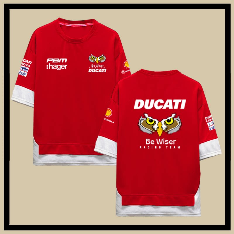 ducati杜卡迪摩托车bsb猫头鹰t恤图片