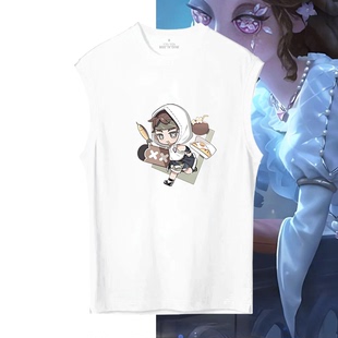 第五人格游戏周边庄园医生盲女园丁慈善家可定制夏季无袖T恤背心