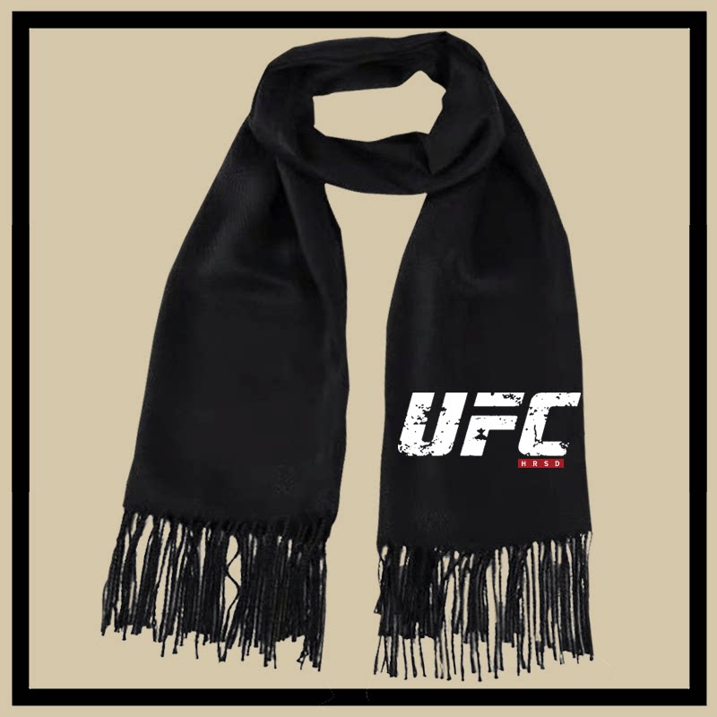 可定制ufc轻重量级mma混合格斗拳击自由搏击男女春秋围脖披肩围巾