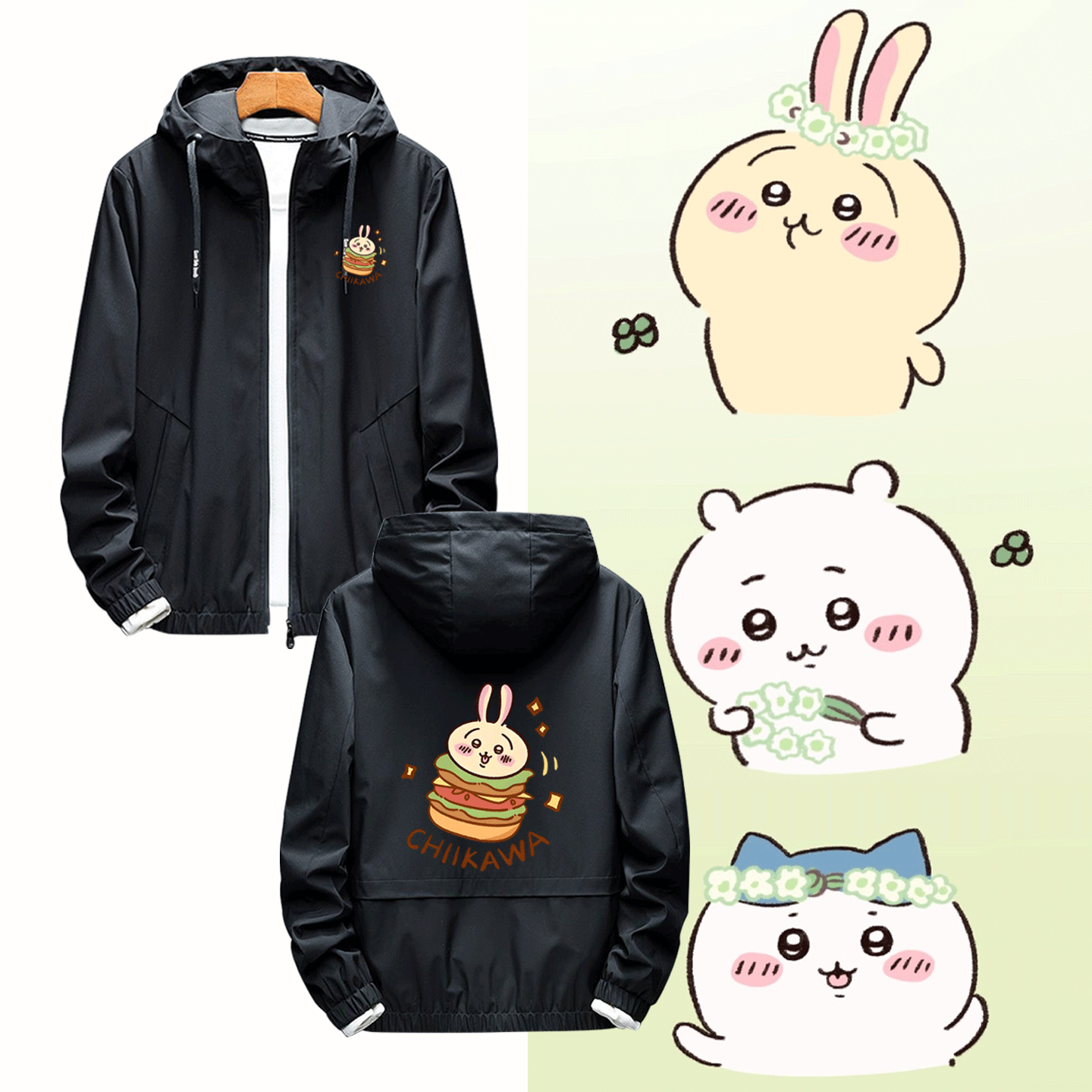 定制连帽开衫拉链夹克服外套