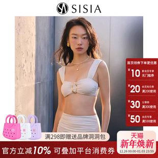 sisia泳衣女高级感2025新款 显瘦性感纯欲绝美温泉欧美比基尼海边