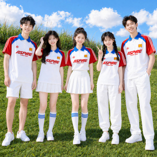 男女啦啦操演出服初高中大小学生拉拉队运动会班服健美操表演服装
