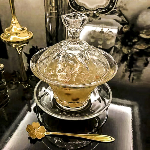 欧式宫廷高档水晶碗糖水碗盅雪糕