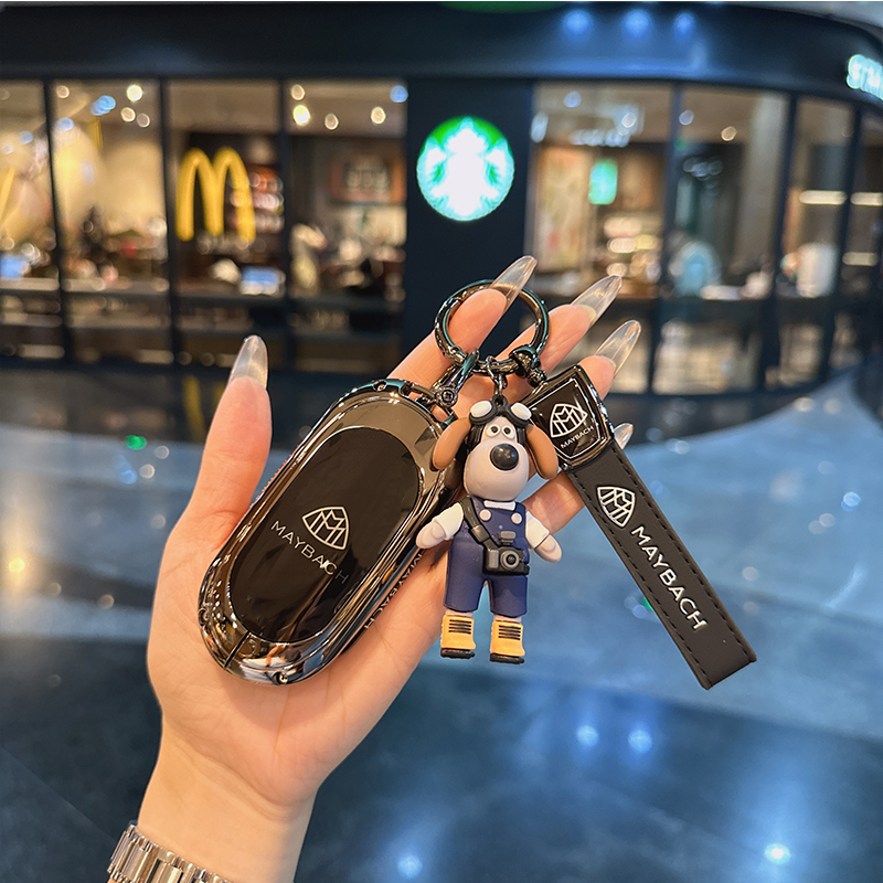 适用奔驰迈巴赫钥匙套s480gls450/480壳大g500高级amg金属款扣包