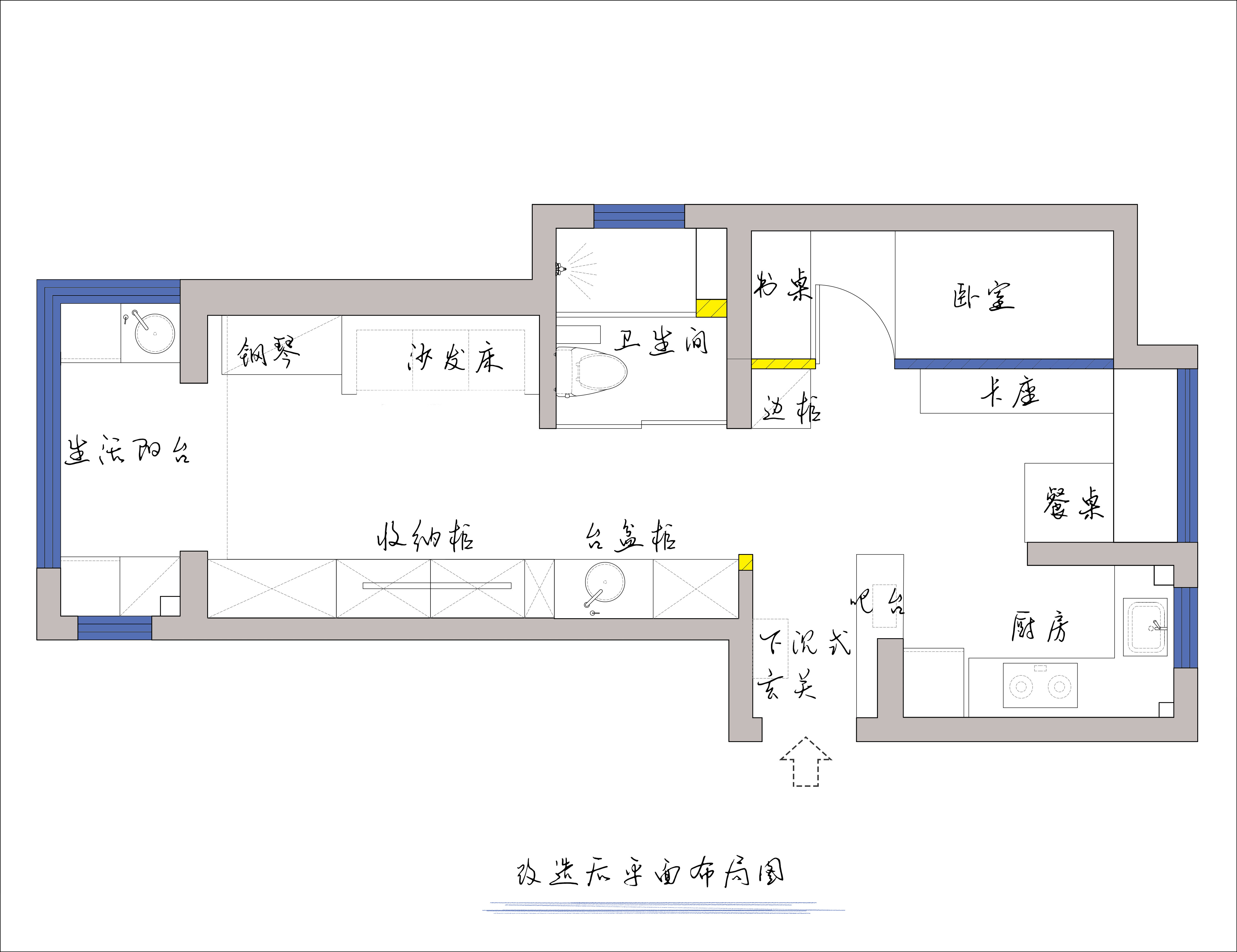 室内家装平面布局图设计/户型改造优化