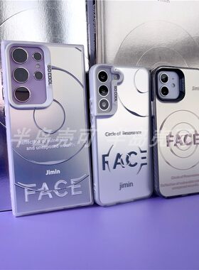 RJINHIT 防弹少年团朴智旻face手机壳适用iphone14 15promax 13 samsung s24 23 s22 a54 s23fe a34定制jimin