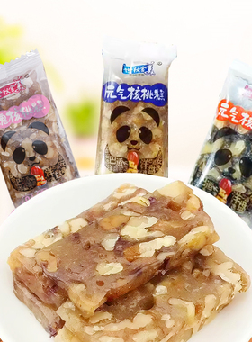 元气核桃糕元气核枣糕世权食美红枣核桃软糖零食休闲食品散装
