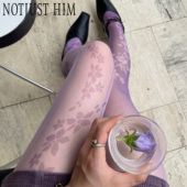 迷蝶 袜夏季 花瓣丝袜千禧风格 连裤 复古显瘦薄款 花筏NOTJUSTHIM