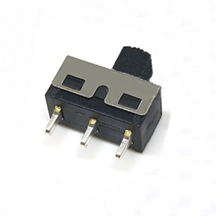 SS12D10G5柄高5MM 1P2T立式2档3脚 直/弯脚SS12D06拨动开关大电流