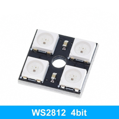 WS2812B-4位全彩LED模块