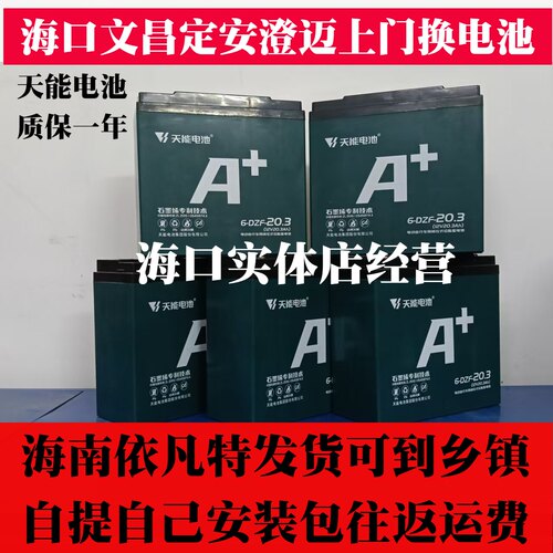电动车电池铅酸蓄电瓶天能电动车