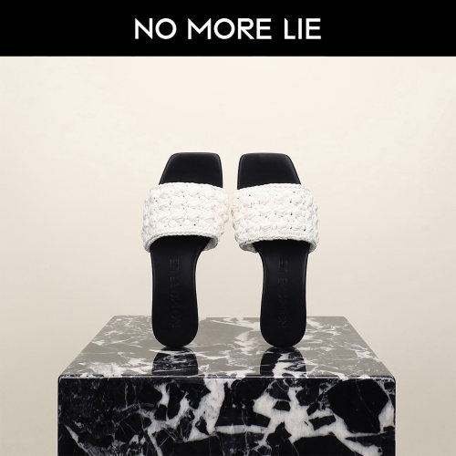 艺术编织拖鞋NOMORELIE小众设计