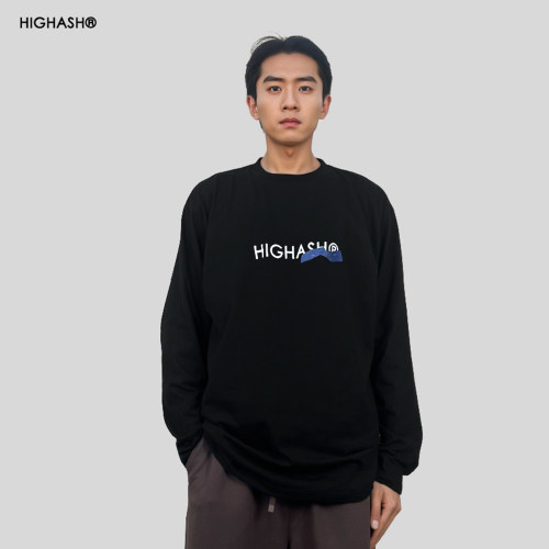 HIGHASH趣味LOGO长袖T恤