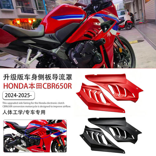 适用本田CBR650R鲨鱼侧板导流罩