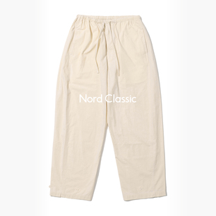 Nord Classic「弯刀裤」26春季复古简约宽松纯棉纯色弯刀长裤男士