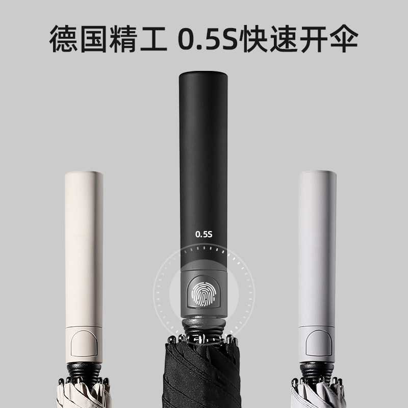 八毫米雨伞大号男长柄伞自动晴雨两用女结实车载双人加大加厚加固