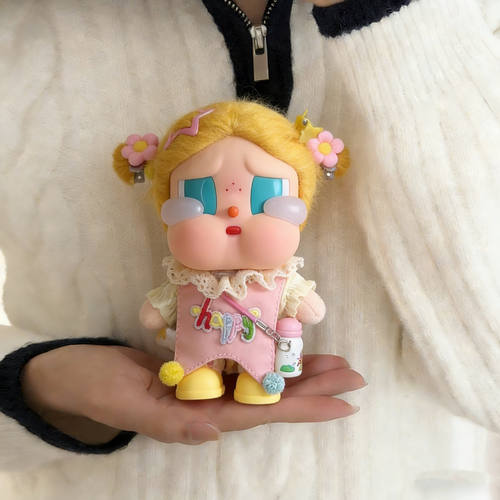 咕噜咕噜娃衣春装crybaby哭娃衣服10cm15cm毛绒公仔可爱粉色套装