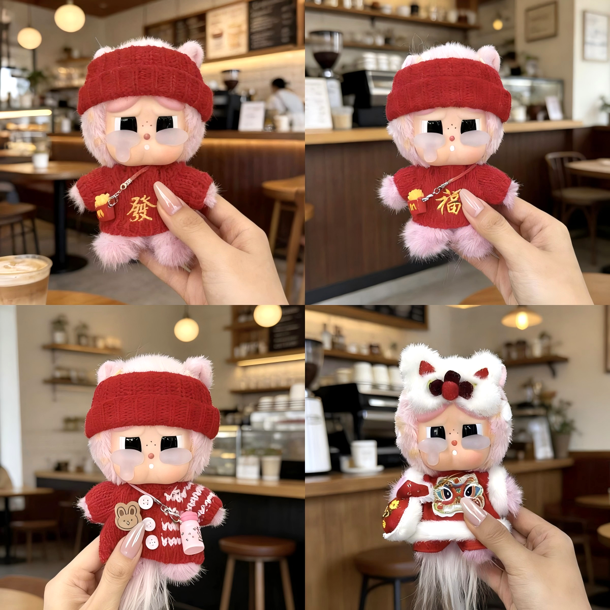 马力全开娃衣新年哭娃幸福马衣服crybaby15cm毛绒挂件喜庆红毛衣,模玩/动漫/周边/娃圈三坑/桌游,潮玩娃衣,淘宝优惠券,粉丝福利购,淘宝优惠卷