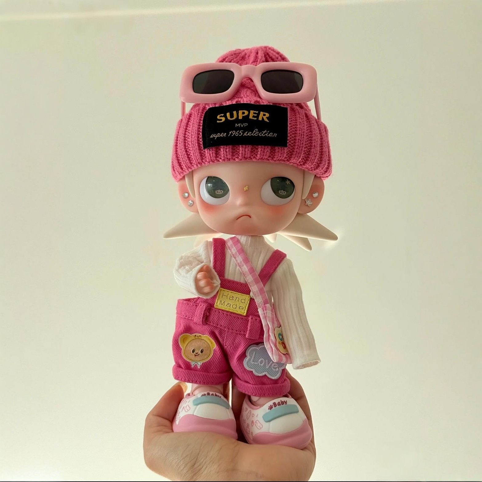 zsiga娃衣服1/8分20cm可动人偶molly毛衣背带裤嘎子姐多巴胺套装