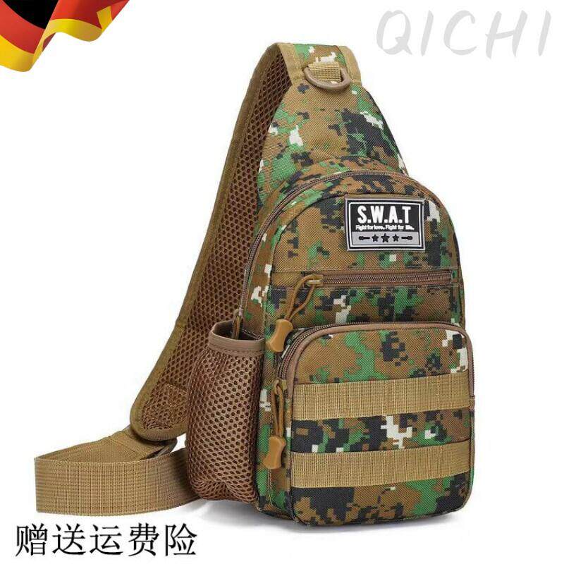 新款胸包男韩版斜挎包休闲牛津布小包背包迷彩单肩包男包胸前包潮